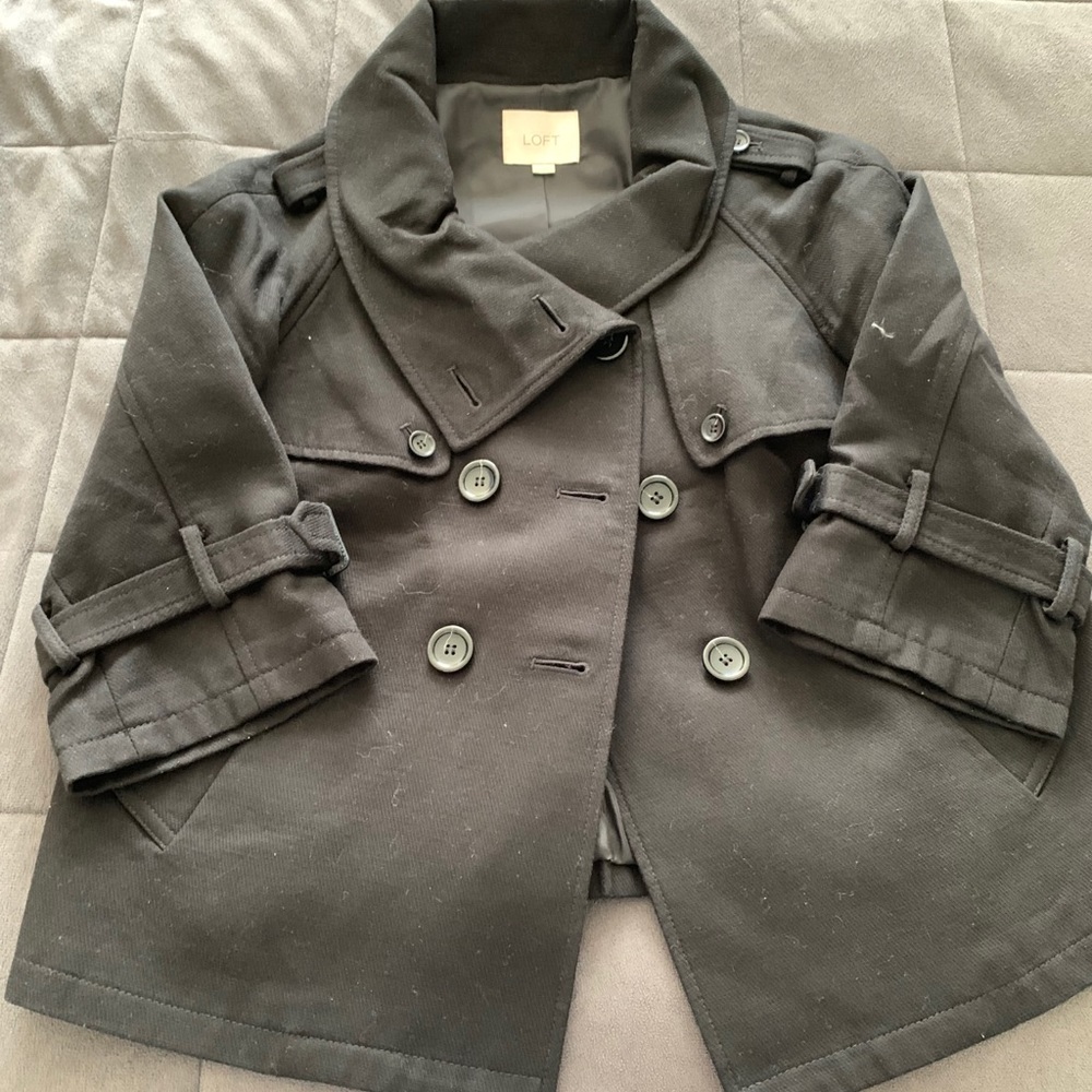 Retro black jacket.